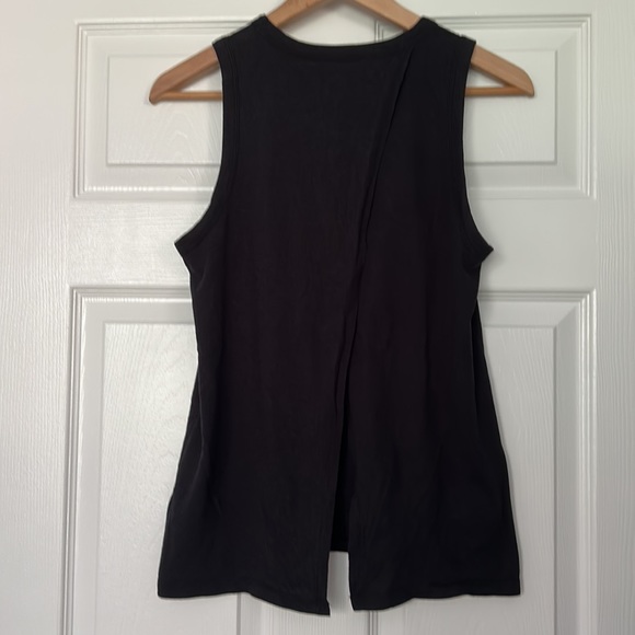 J. Crew Tie-Back Tank Top Black Small - Picture 5 of 8
